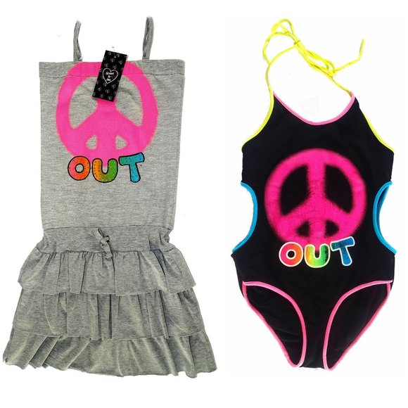 Flowers by Zoe Matching Sets Nwt Flowers By Zoe Grey Peace Print